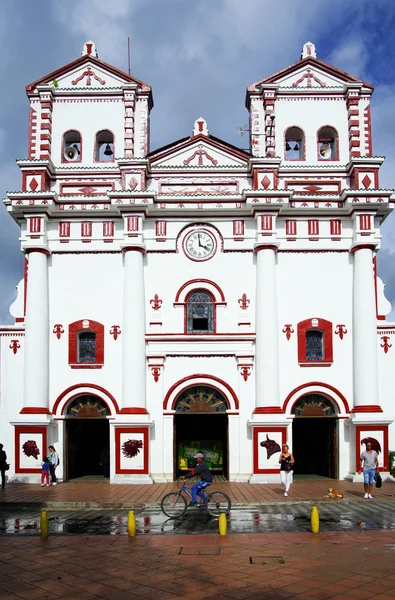 Kathedrale Von Guatape Dorf Kolumbien Südamerika — Stockfoto