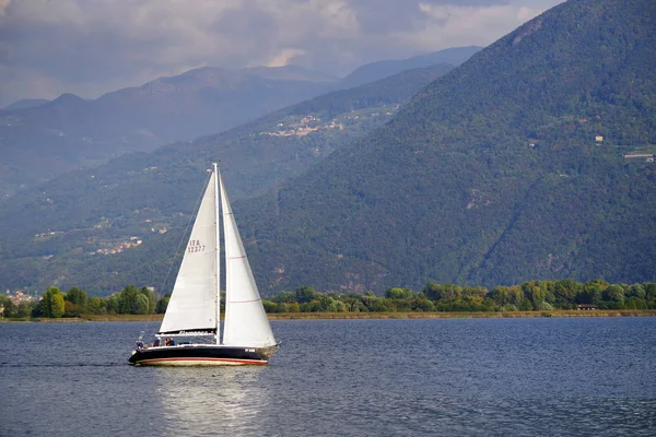 Λίμνη Iseo Στην Ιταλία Ευρώπη — Φωτογραφία Αρχείου