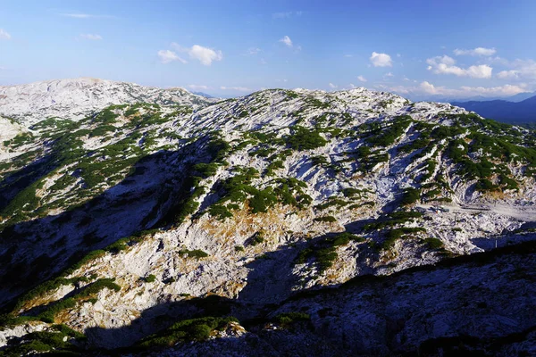 Φθινοπωρινό Τοπίο Του Αυστριακές Άλπεις Από Krippenstein Της Οροσειράς Βουνά — Φωτογραφία Αρχείου