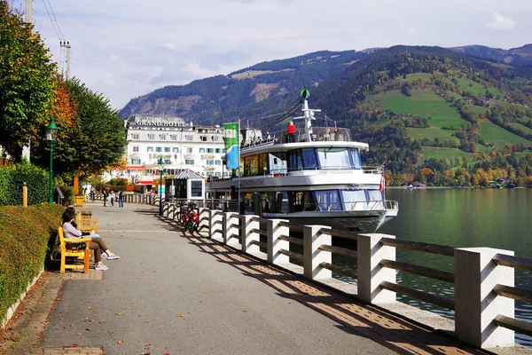 Nave Turística Zell See Austria Europa — Foto de Stock