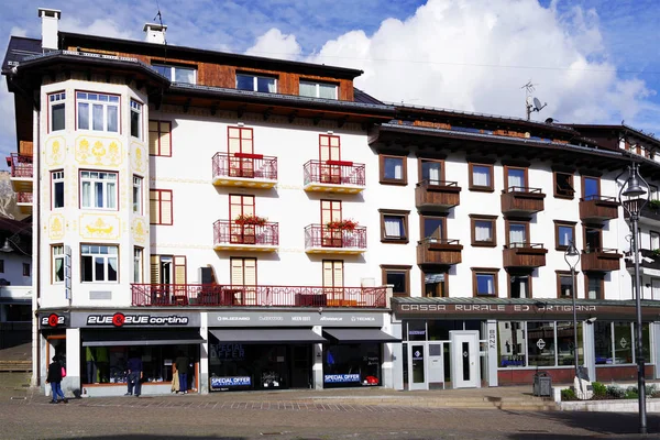 Cortina Ampezzo Resort Tirol Del Sur Italia Europa —  Fotos de Stock