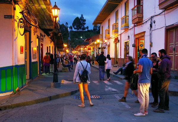 Cena Rua San Andrés Colômbia América Sul — Fotografia de Stock