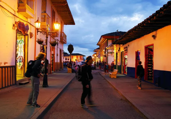 Cena Rua San Andrés Colômbia América Sul — Fotografia de Stock