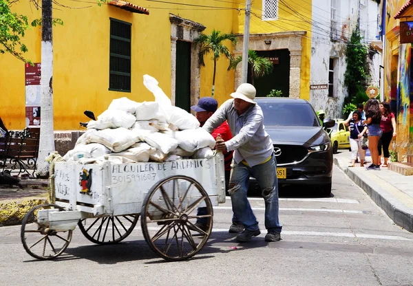 Straßenszene Cartagena Kolumbien — Stockfoto