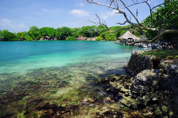 Karib Tenger Táj Isla Grande Rosario Archipelago Kolumbia Dél Amerika — Stock Fotó