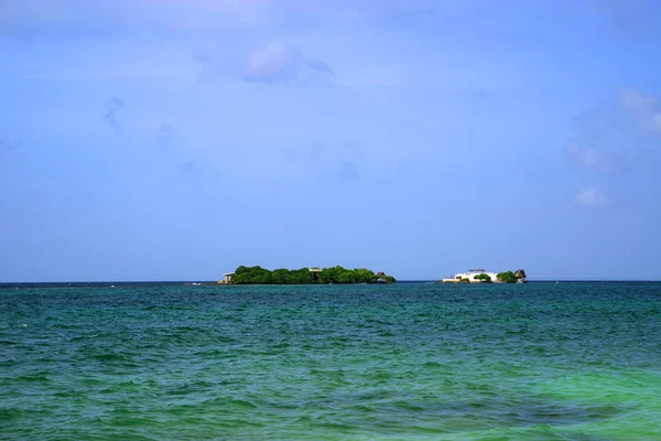 Carribean Landskap Isla Grande Rosario Skärgård Colombia Sydamerika — Stockfoto