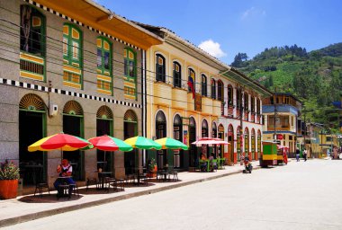 Buenavista'ın Mimarisi Antioquia, Kolombiya, Güney Amerika