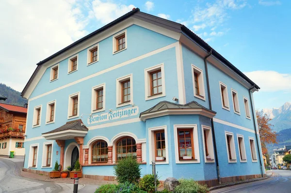 Architektonicznego Detalu Bischofshofen Resort Austrii Europie — Zdjęcie stockowe