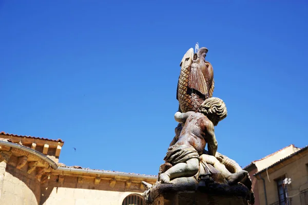 Detalhe Arquitetônico Segóvia Espanha Europa — Fotografia de Stock