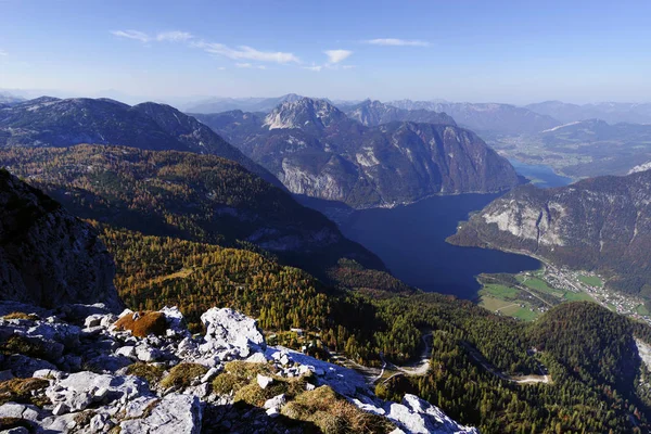 Scenic Landscape Austrian Alps Krippenstein Dachstein Mountains Range Obertraun Austria — Stock Photo, Image