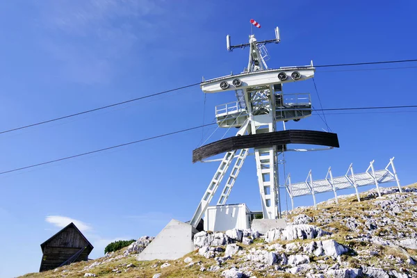 Krippenstein Seilbahn Obertraun Österreich Europa — Stockfoto