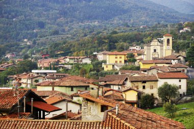 Riva di Solto resort, Lake Iseo, İtalya, Europe