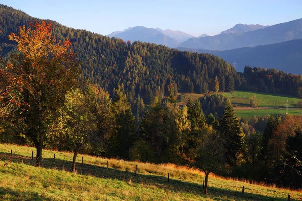 Morgenlicht Über Den Österreichischen Alpen Salzkammergut Oberösterreich Europa — Stockfoto