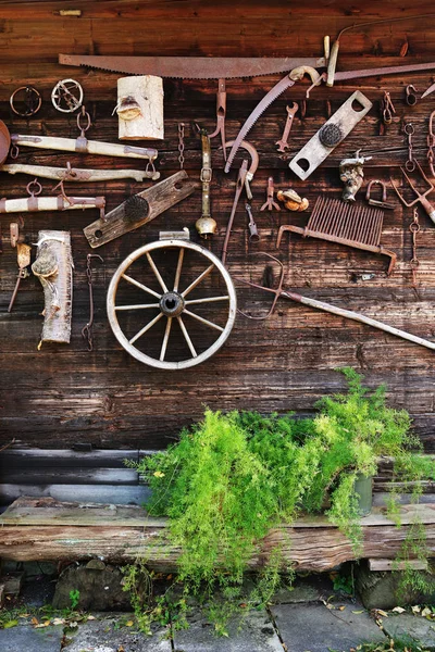 Traditional Architectural Detail South Tyrol Austria — Stock Photo, Image