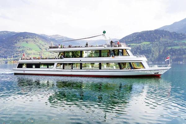 Kapal Wisata Zell See Austria Eropa — Stok Foto