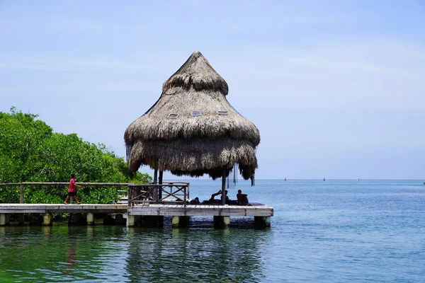 Isla Grande Rosario Skärgård Colombia Sydamerika — Stockfoto