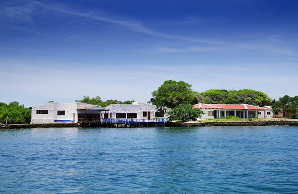 Karayip Manzara Isla Grande Rosario Archipelago Kolombiya Güney Amerika — Stok fotoğraf