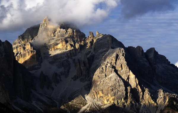 Panoramautsikt Över Dolomiti Runt Cortina Ampezzo Italien Europa — Stockfoto