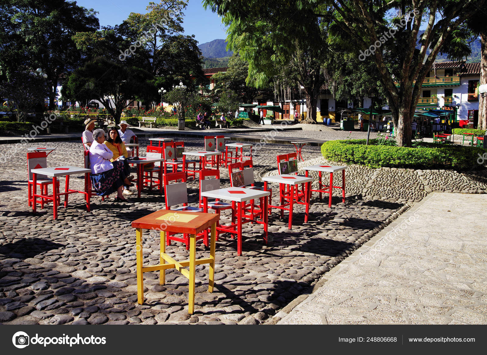 https depositphotos com 248806668 stock photo traditional architecture picturesque town jardin html