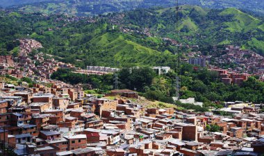 Ünlü Bölge 13 Medellin, Kolombiya, Güney Amerika
