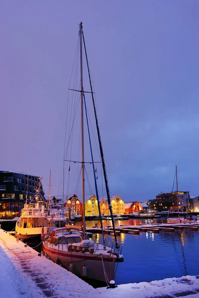 Harbour Tromso Norway Europe Tromso Considered Northernmost City World — Stock Photo, Image