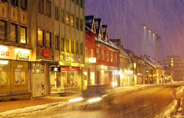 Architektura Tromso Považovaná Nejsevernější Město Světě Počtem Obyvatel Nad 000 — Stock fotografie