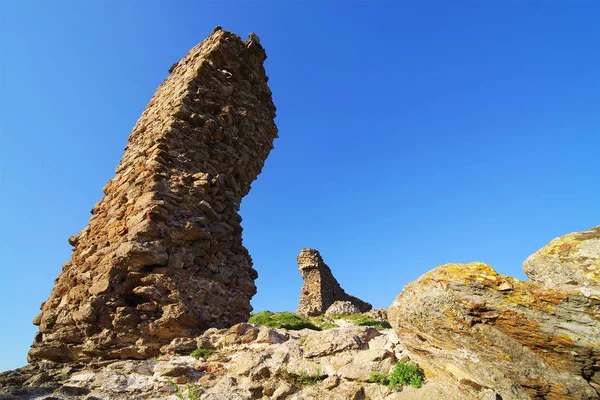 Siria Medieval Fortress Arad County Romania Europe — Stock Photo, Image