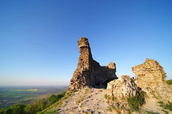 Середньовічна Фортеця Сірія Окрузі Арад Румунія Європа — стокове фото