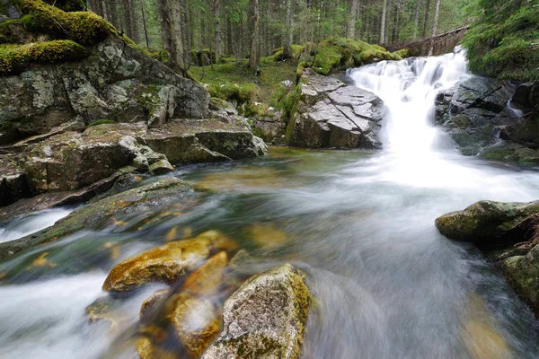 Водопад Национальном Парке Ретезат Румыния Европа — стоковое фото