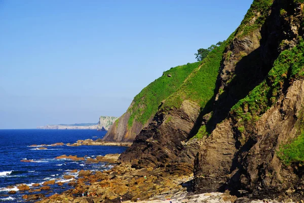 Strand Kantabrien Spanien Europa — Stockfoto