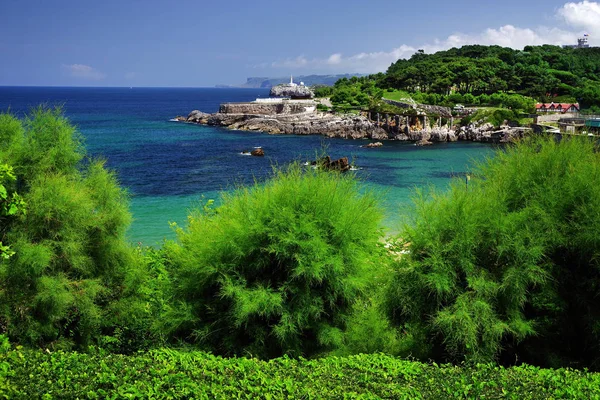 Sommerlandschaft Der Kantabrischen Küste Santander Spanien Europa — Stockfoto