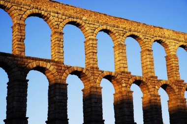 Segovia, İspanya ' nın Roma su kemeri Dünya Miras Unesco, Europe tarafından ilan