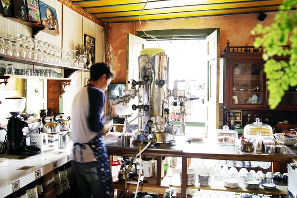 Cafetería Tradicional Salento Colombia América Del Sur —  Fotos de Stock