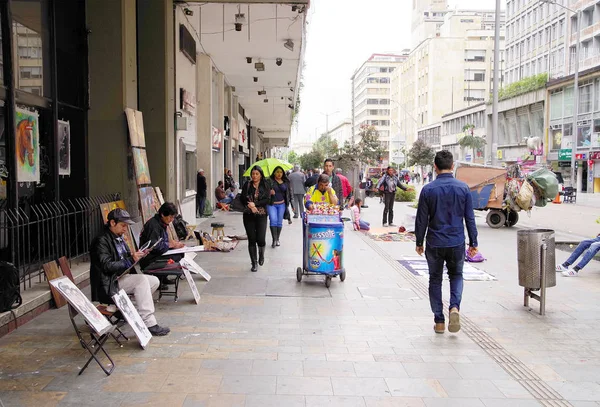 Street Scene Bogota Colombia South America — Stock Photo, Image