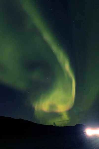 Aurora Borealis Island Europa — Stockfoto