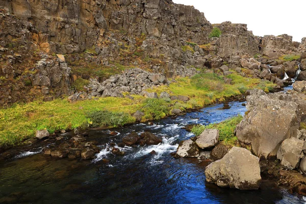 Εθνικό Πάρκο Pingvellir Στην Ισλανδία Ευρώπη — Φωτογραφία Αρχείου