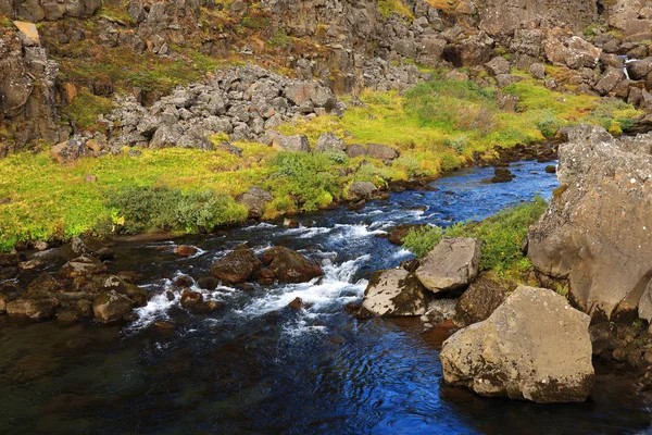 Національний Парк Пінґвеллір Ісландії Європа — стокове фото