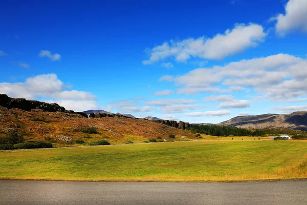 Nationaal Park Pingvellir Ijsland Europa — Stockfoto