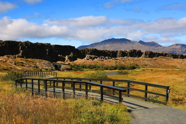 Национальный Парк Пингвеллир Исландии Европа — стоковое фото