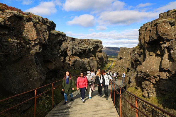 Национальный Парк Пингвеллир Исландия Европа — стоковое фото