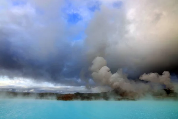 Izland Hverir Geotermikus Régiója Myvatn Közelében Izland Európa — Stock Fotó