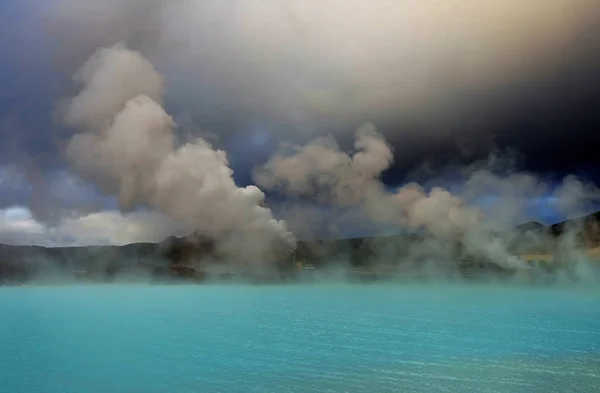 Geothermal Region Hverir Iceland Myvatn Lake Iceland Europe — Stock Photo, Image