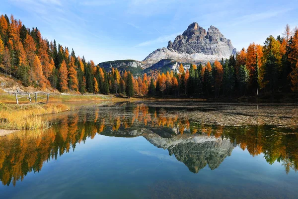 Tre Cime Three Peaks Lavaredo Drei Zinnen Three Most Famous — Stock Photo, Image