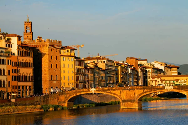 Arno Rivier Florence Italië — Stockfoto