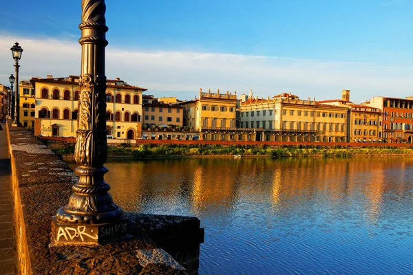 Arno Rivier Florence Italië — Stockfoto