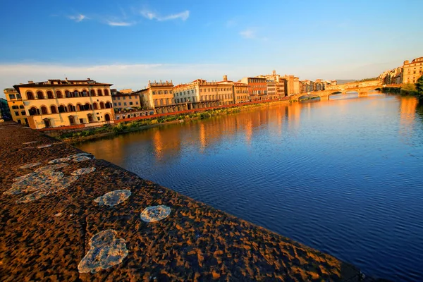 Floden Arno Florens Italien — Stockfoto