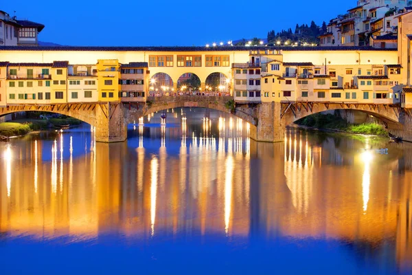 Ponte Vecchio Sur Rivière Arno Florence Italie Europe — Photo