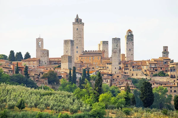 San Gimignano Medieval Village Italy Europe — Stock Photo, Image