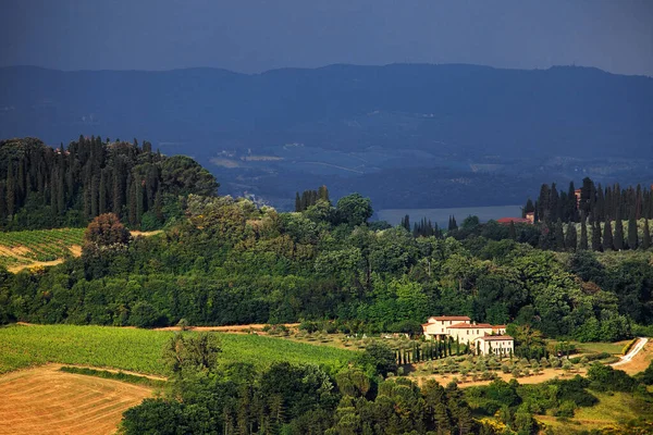 Paisagem Toscana Paisagem Itália — Fotografia de Stock