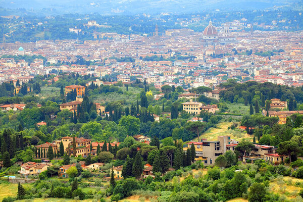 View of Florence in Italy, Europe